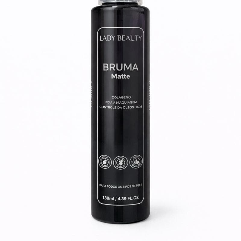 Bruma Fixadora Matte Lady Beauty – Controle da Oleosidade e Fixação da Maquiagem 130ml