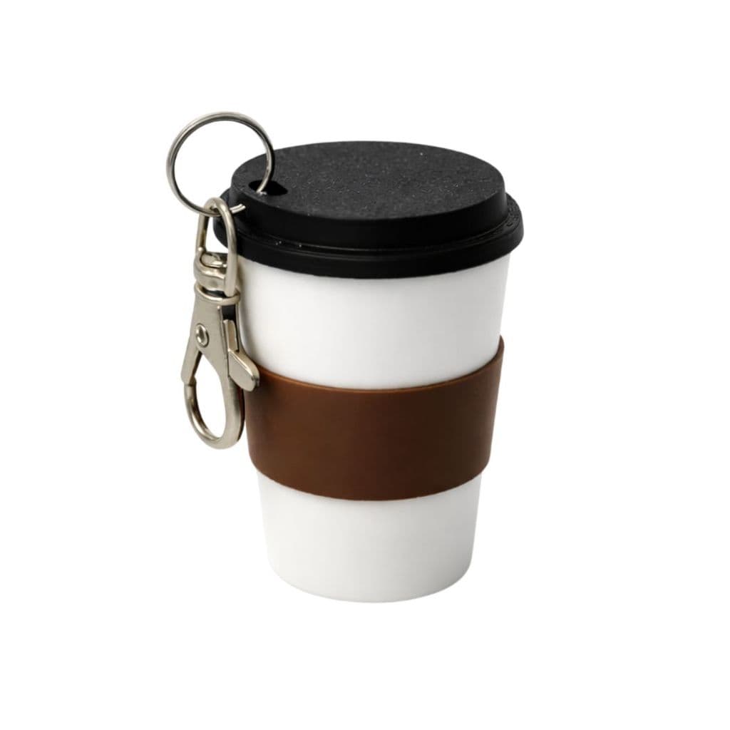 Chaveiro Porta Comprimidos Copo de Café Com Argola Rosqueável Vedável Para Pilulas
