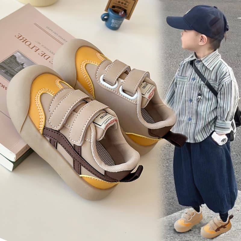 Primavera outono sapatos de couro meninos tênis infantis de sola macia sapatos da criança meninas sapatos esportivos cri