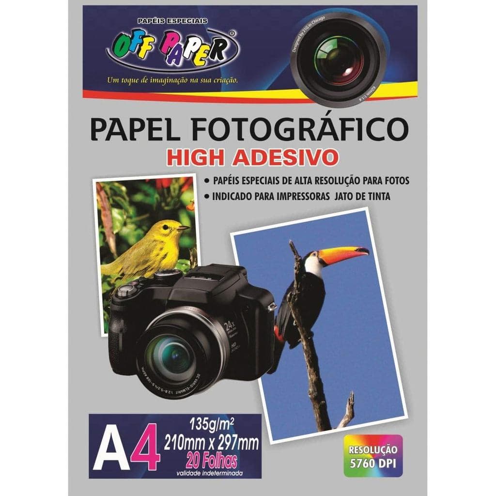Papel Fotográfico Adesivo A4 Papel Imprimir Fotos Papel Glossy