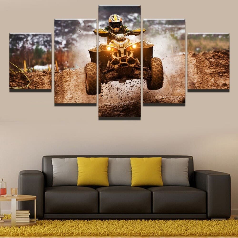 Quadros Decorativos Sala quarto Quadriciclo Lama