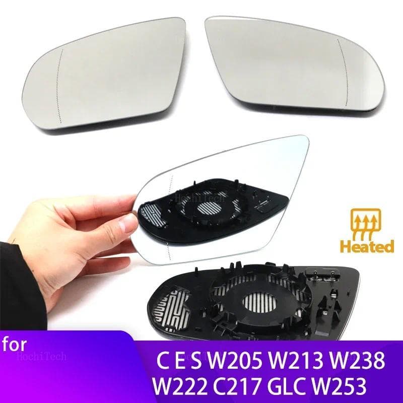 Para Mercedes-Benz Ces GLC W205 W213 W238 W222 C217 C253 X205 X253 Espelho Aquecido Lateral Lente Do Retrovisor De Vidro