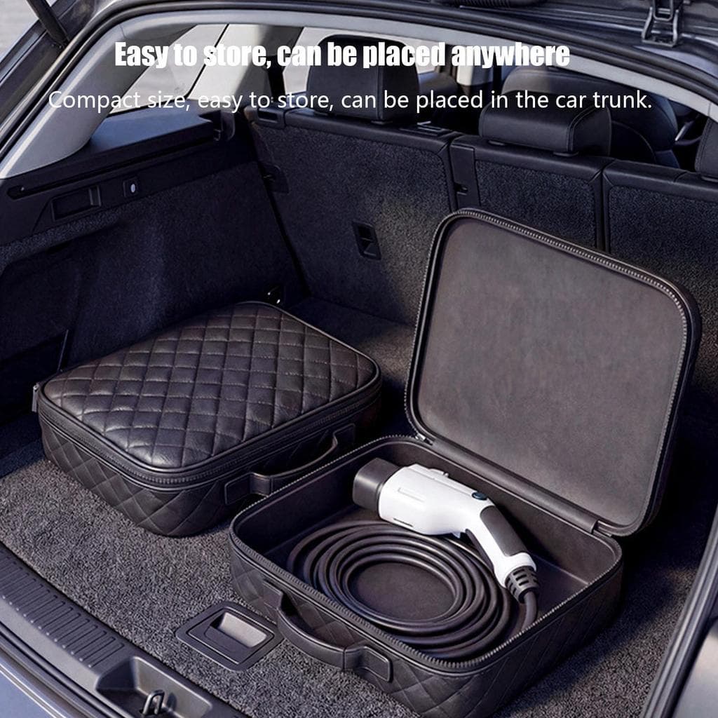 Caixa De Armazenamento Do Carregador De Carro Absorção De Choque Leve Zíper Bolsa De Transporte Portátil Saco De Para Ve