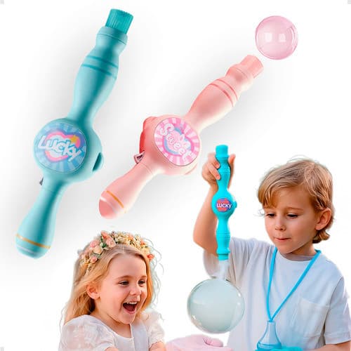 Brinquedo Bolha Fumaça Varinha Máquina De Fazer Bolhas