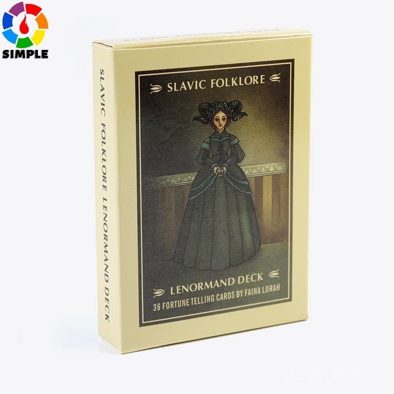 Folclore Eslavo Lenormand Conto De Fadas Oracle Cards Russo Deck