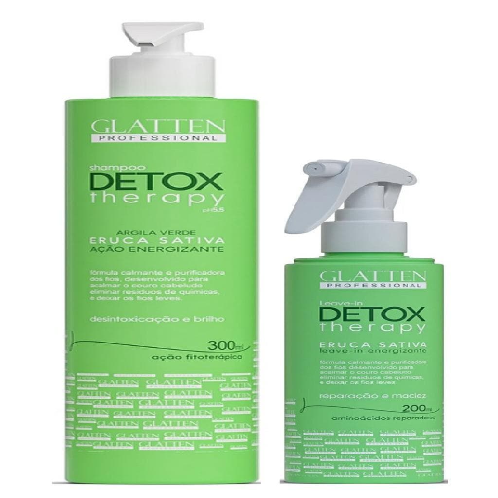 Glatten Detox Therapy Shampoo e Leave-in