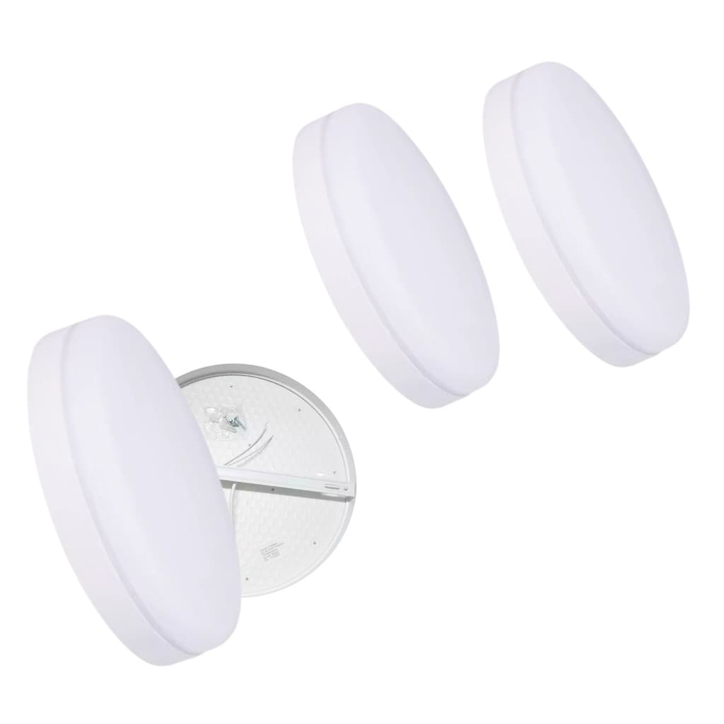 Luminária Led Plafon Borda Infinita 50w Sobrepor Redondo 30x30cm Bivolt Neutro 4000k