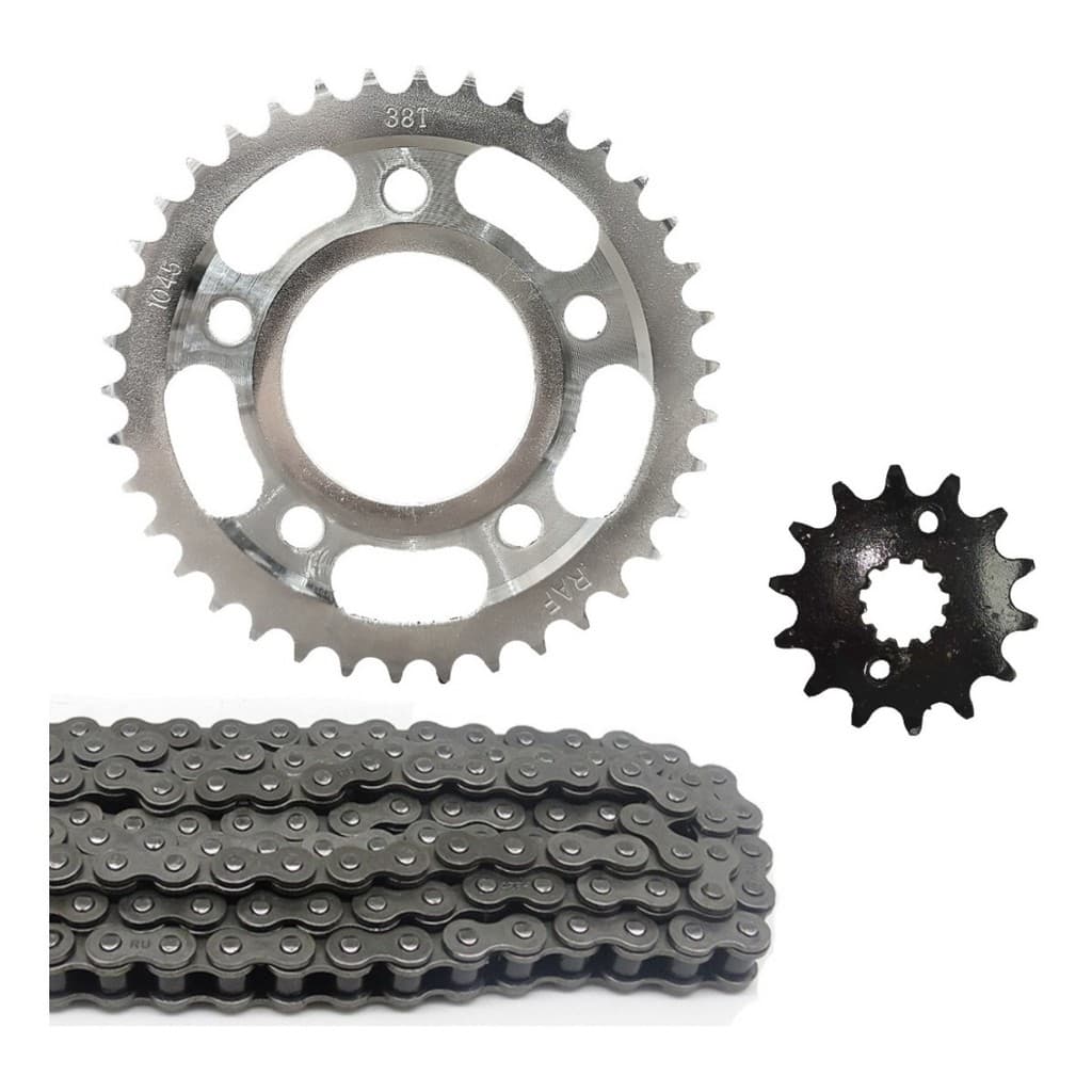 Kit Relação Cbx 250 Twister Coroa 38 Pinhão 14 Corrente Fina