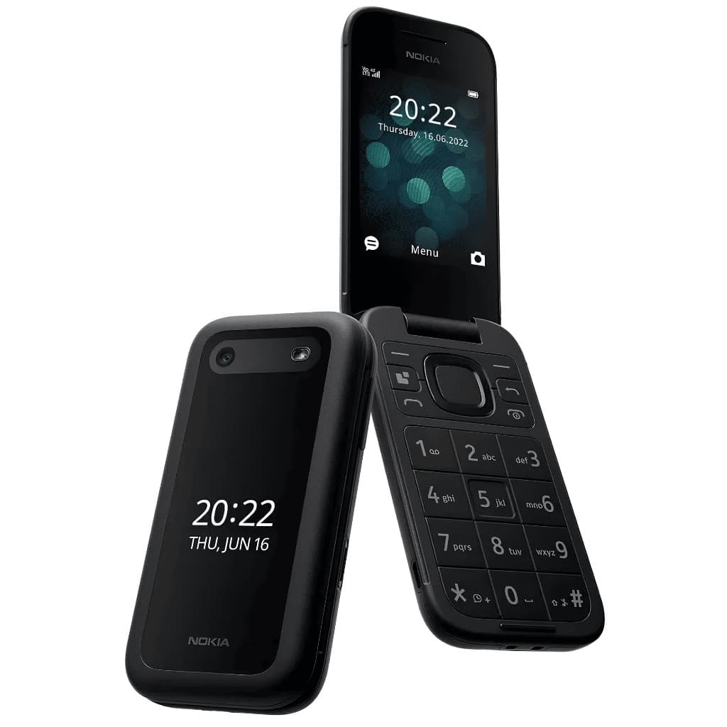 Celular Nok'a 2660 Flip | Ideal P/ Idosos | Botão SOS | Teclado Grande | Fácil de Usar