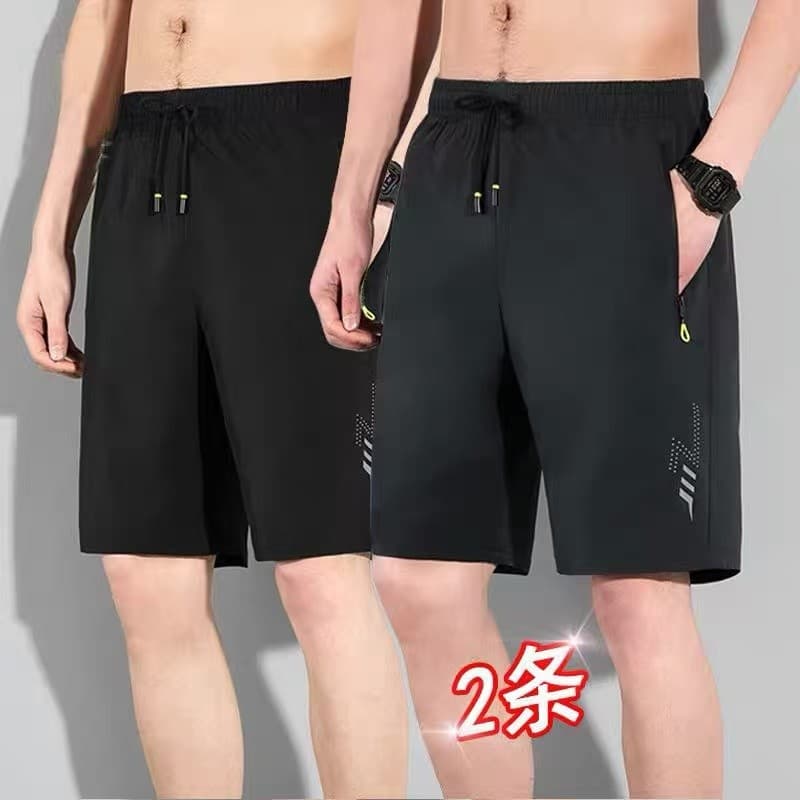 Roupas de trabalho baratas Shorts esportivos masculinos Street wear verão solto exterior wear secagem rápida seda gelo c
