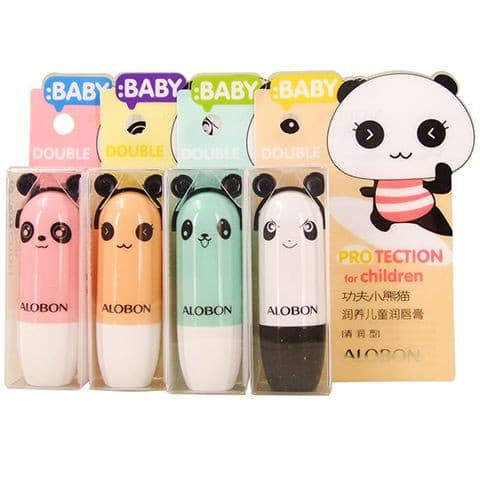 Genuíno Yabang Kung Fu Panda hidratante nutritivo crianças bálsamo labial 3.3g hidratante quente duplo cuidado gordo sua