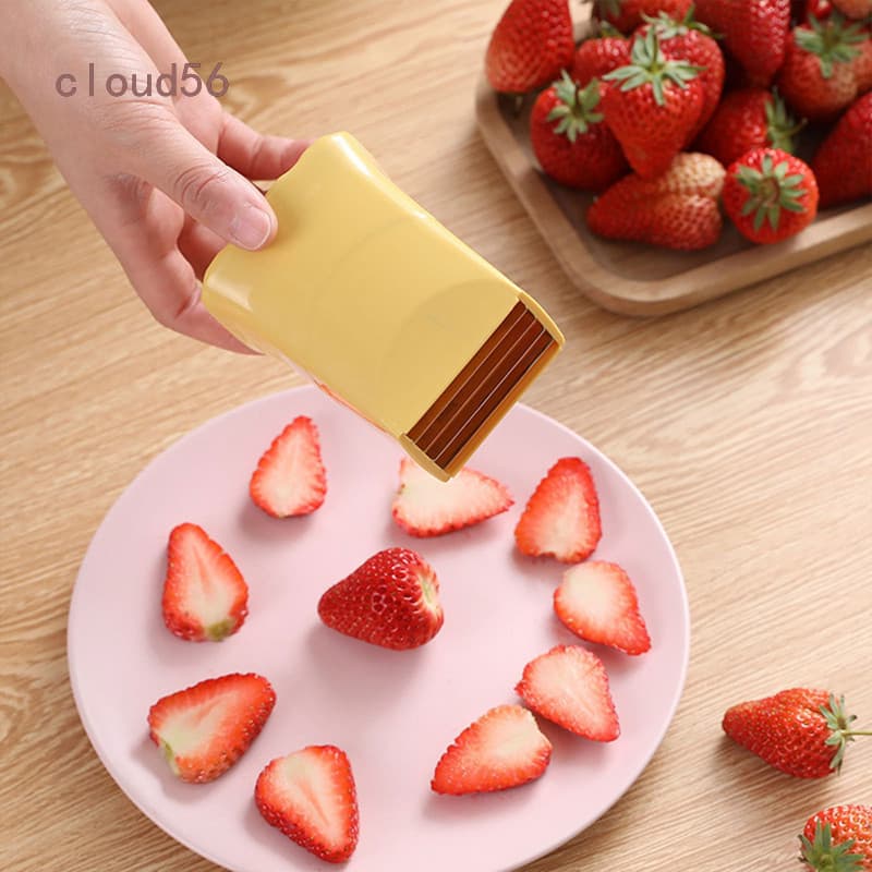 Cortador De Copo BH Morango : De Frutas Fatiador Utensílio De Cozinha