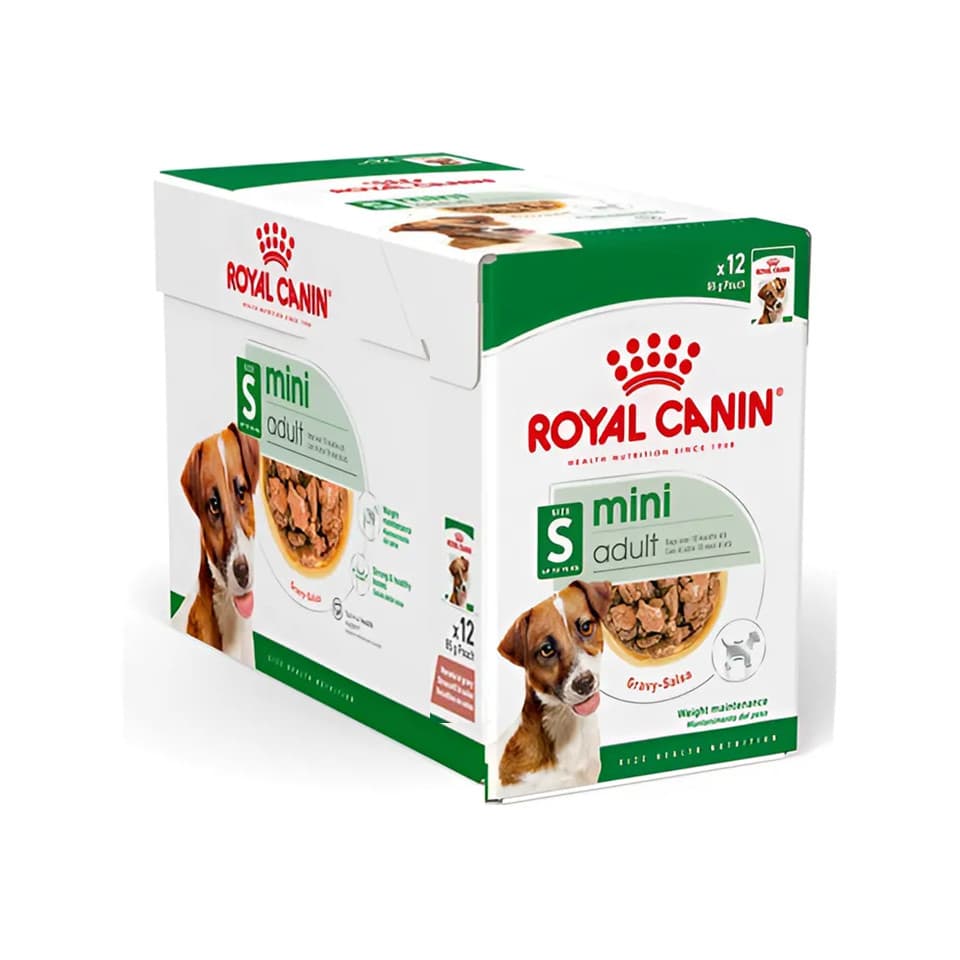 Ração Úmida Royal Canin Mini Adult Sachê 85g (Caixa C/ 12un)