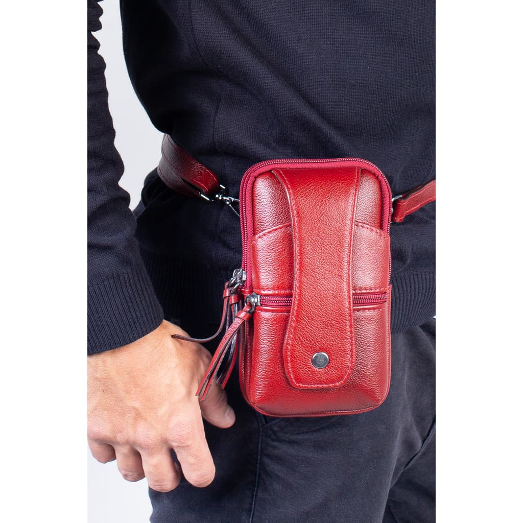 Shoulder bag 2 em 1 de couro Vinni