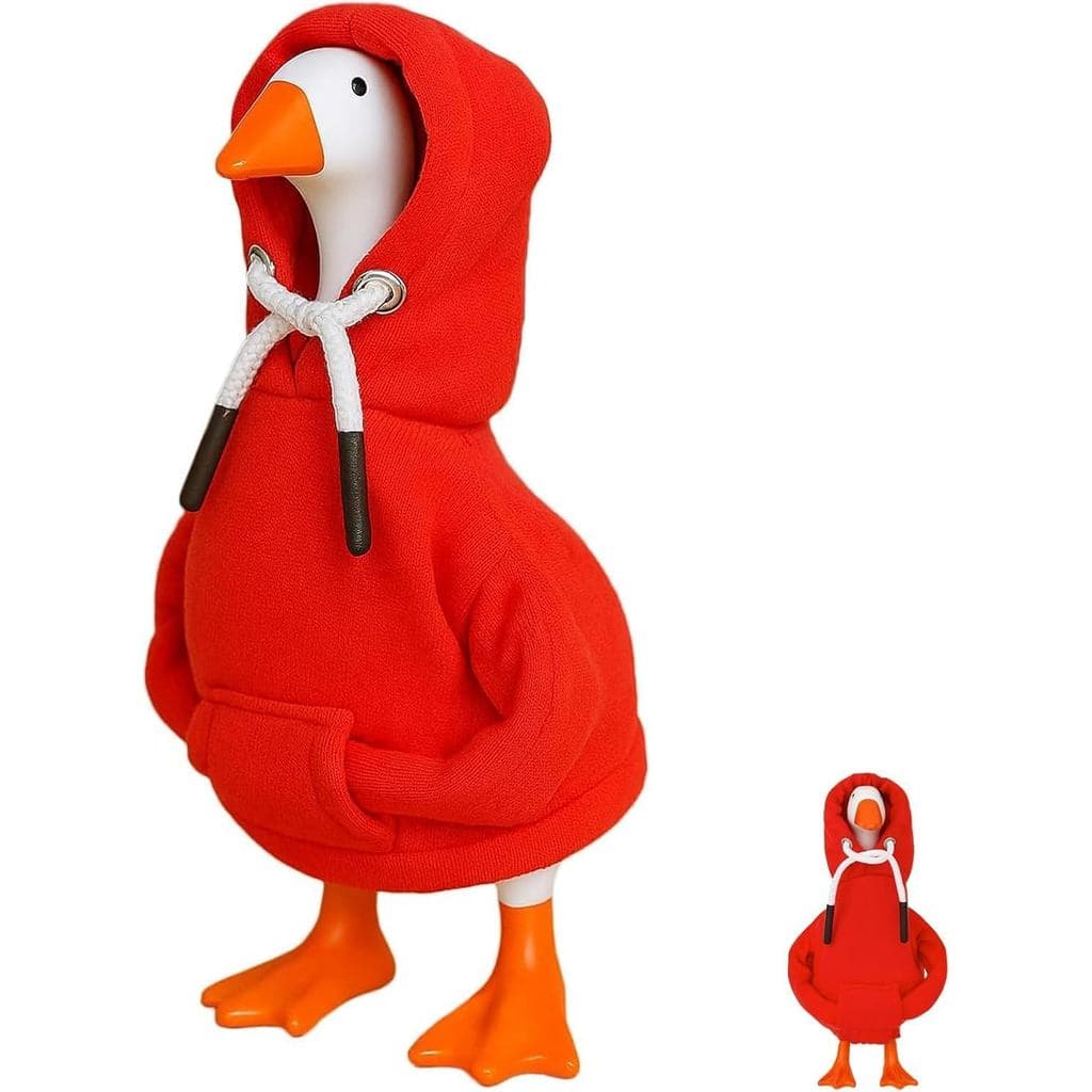Roupas De Ganso De Mesa Com Capuz Vermelho , Acessório , Mini Varanda , Fantasia Magnético , Porta-Chaves , Para Decoraç