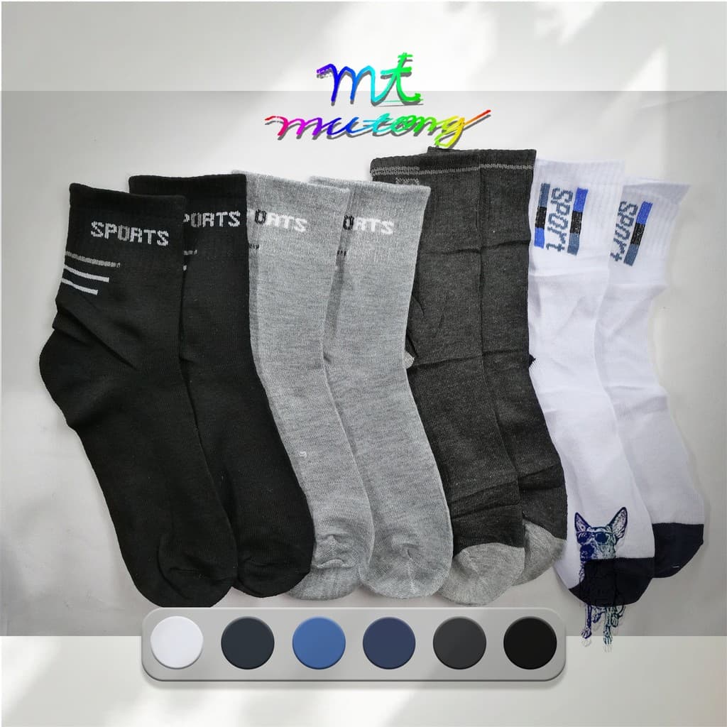 B.Kit 3-24 Pares Meias masculina SPORT Algodão cano alto/longo.CONFORTO.MEIA HOMEM,DIA A DIA FRIO/511