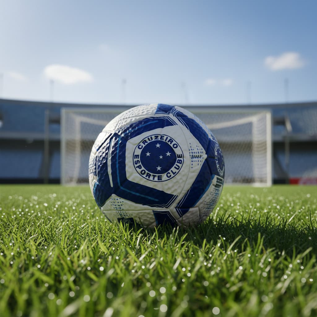 Bola Do Cruzeiro Nº5 Oficial E Licenciada Futebol  Dualt