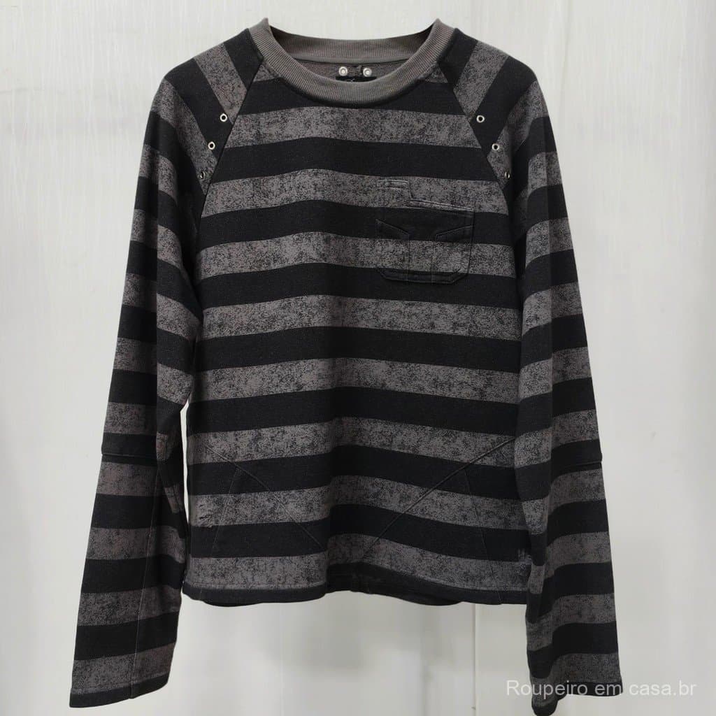 Europeu americano y2k listrado cor combinando manga curta em torno do pescoço topo único na moda ins solto Hip-Hop camis