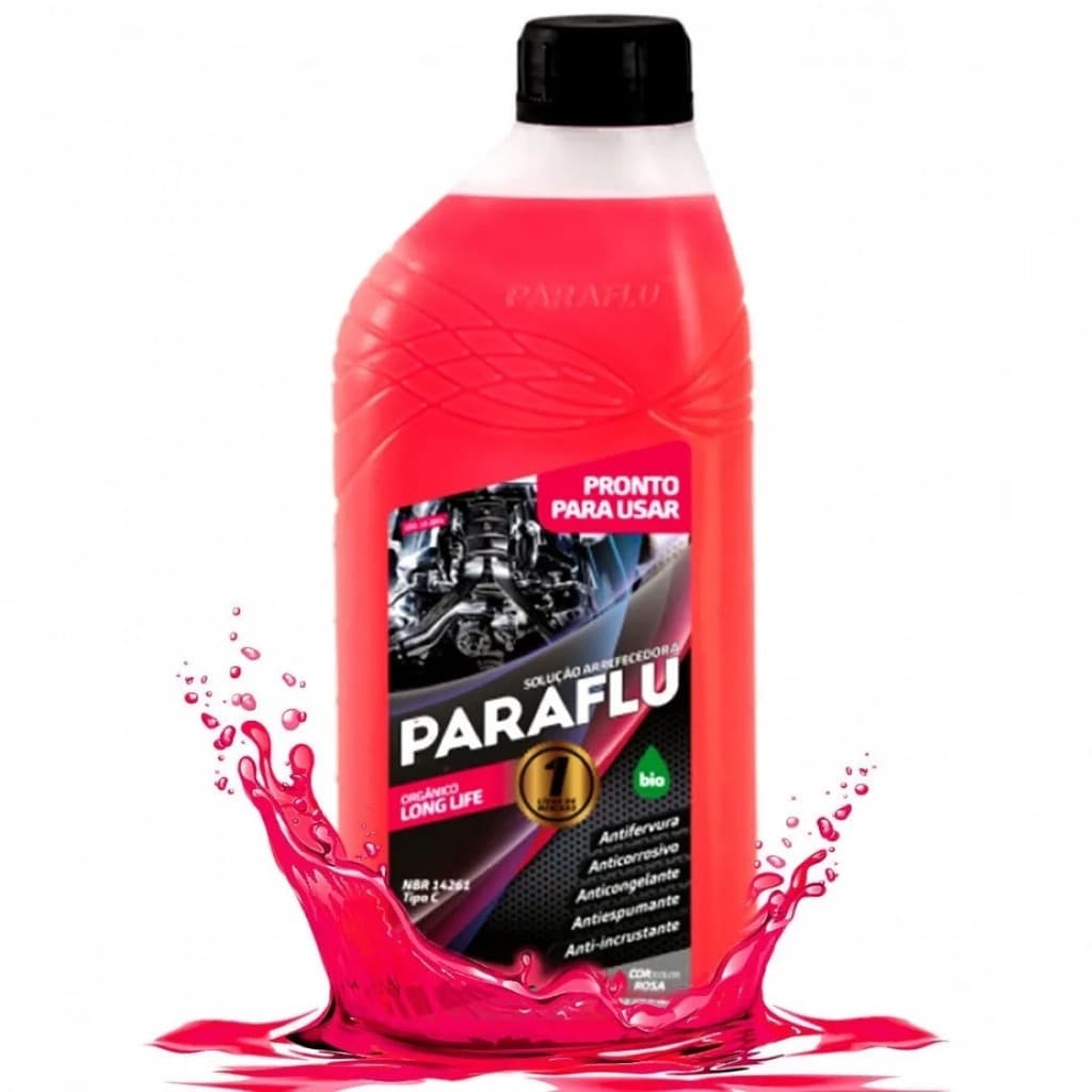 Aditivo Para Radiador Paraflu Rosa Diluído Pronto Pra Uso