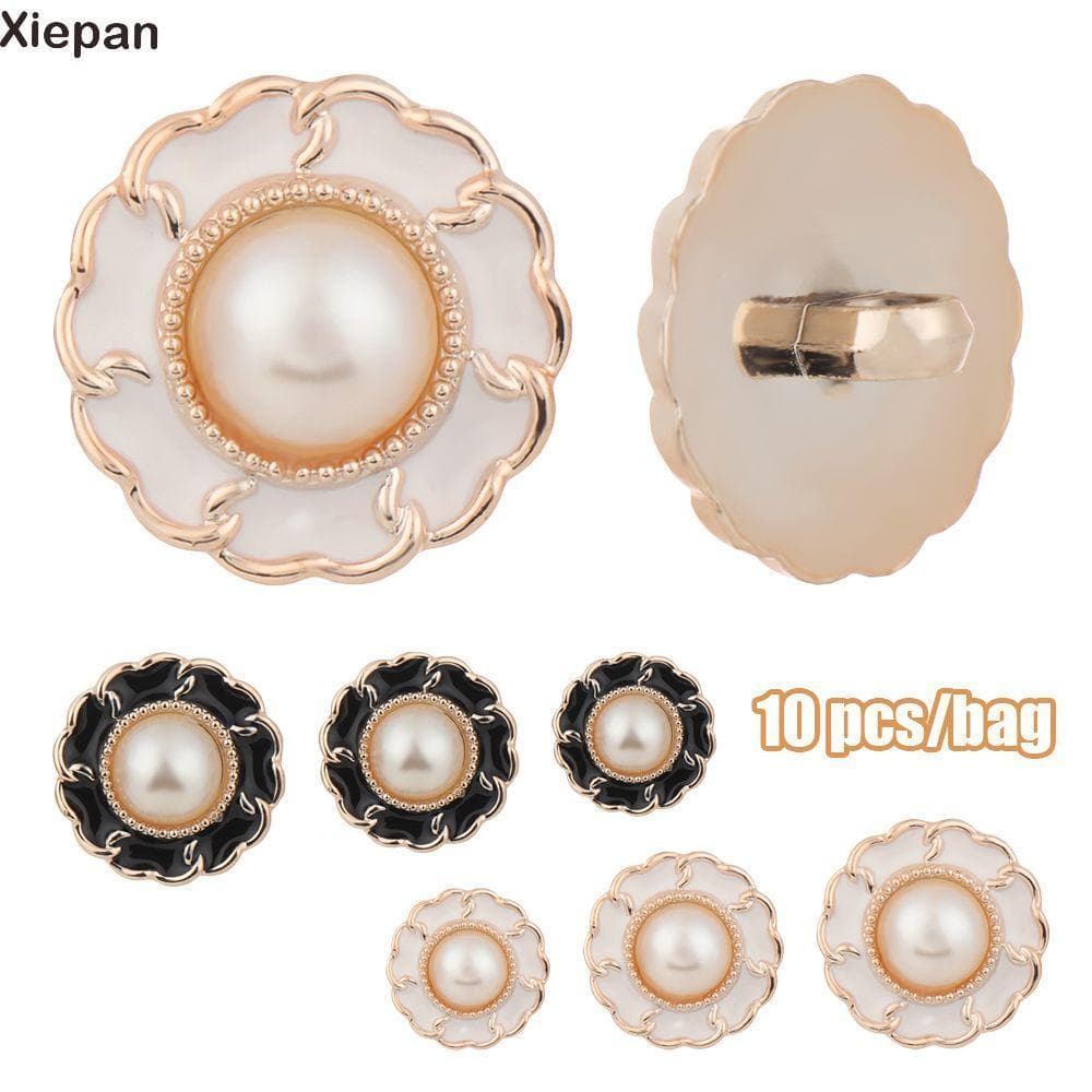 XIEPANGO 10 Peças Botões De Camisa Enfeites De Costura Feitos À Mão Acessórios