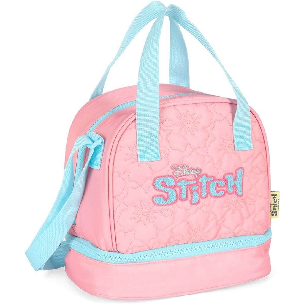 Lancheira Infantil Stitch Rosa