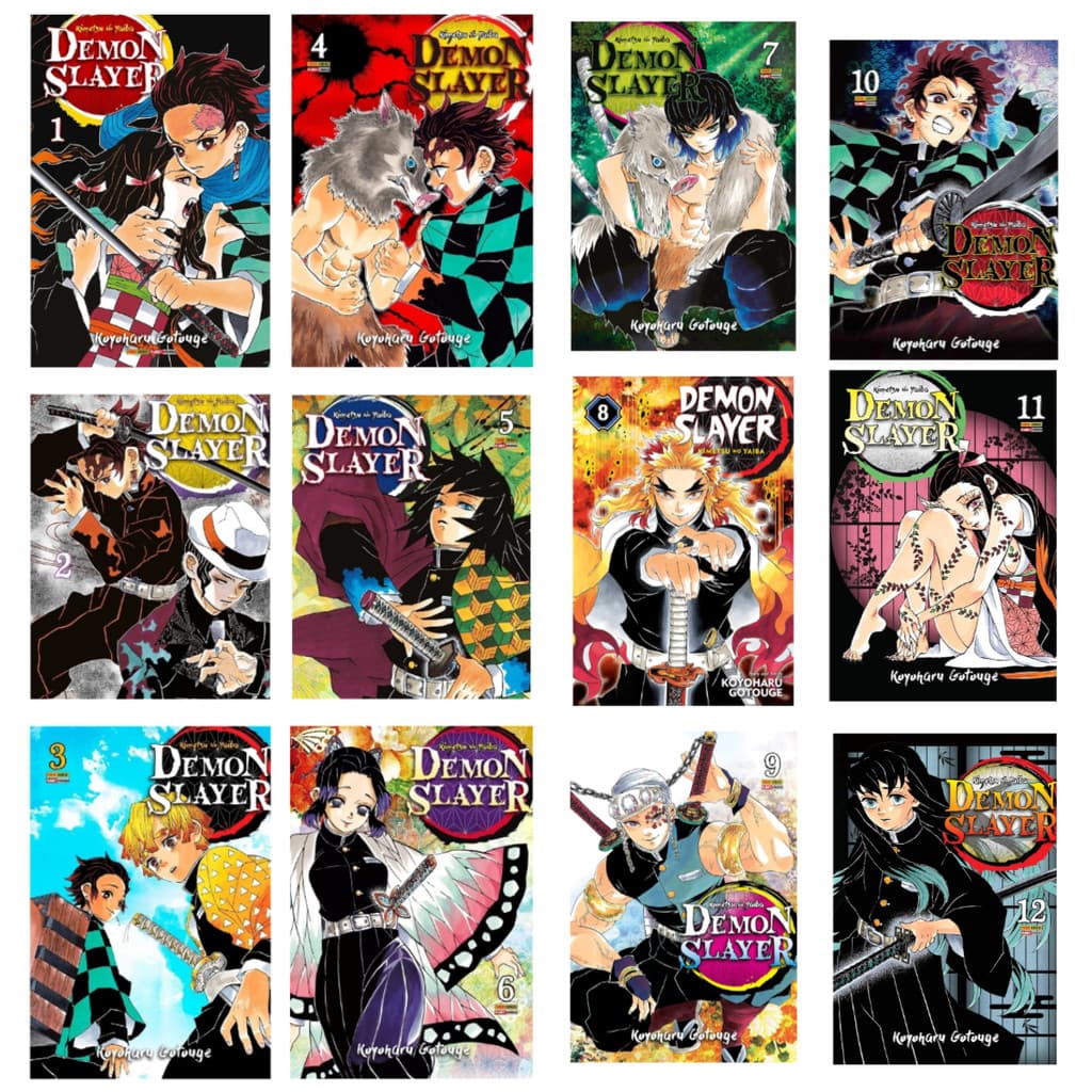 Mangá Demon Slayer - Kimetsu no Yaiba Vol 0 ao 23