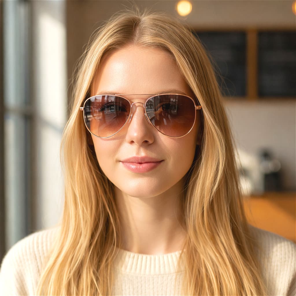Oculos De Sol Aviador Classico Feminino Masculino Original