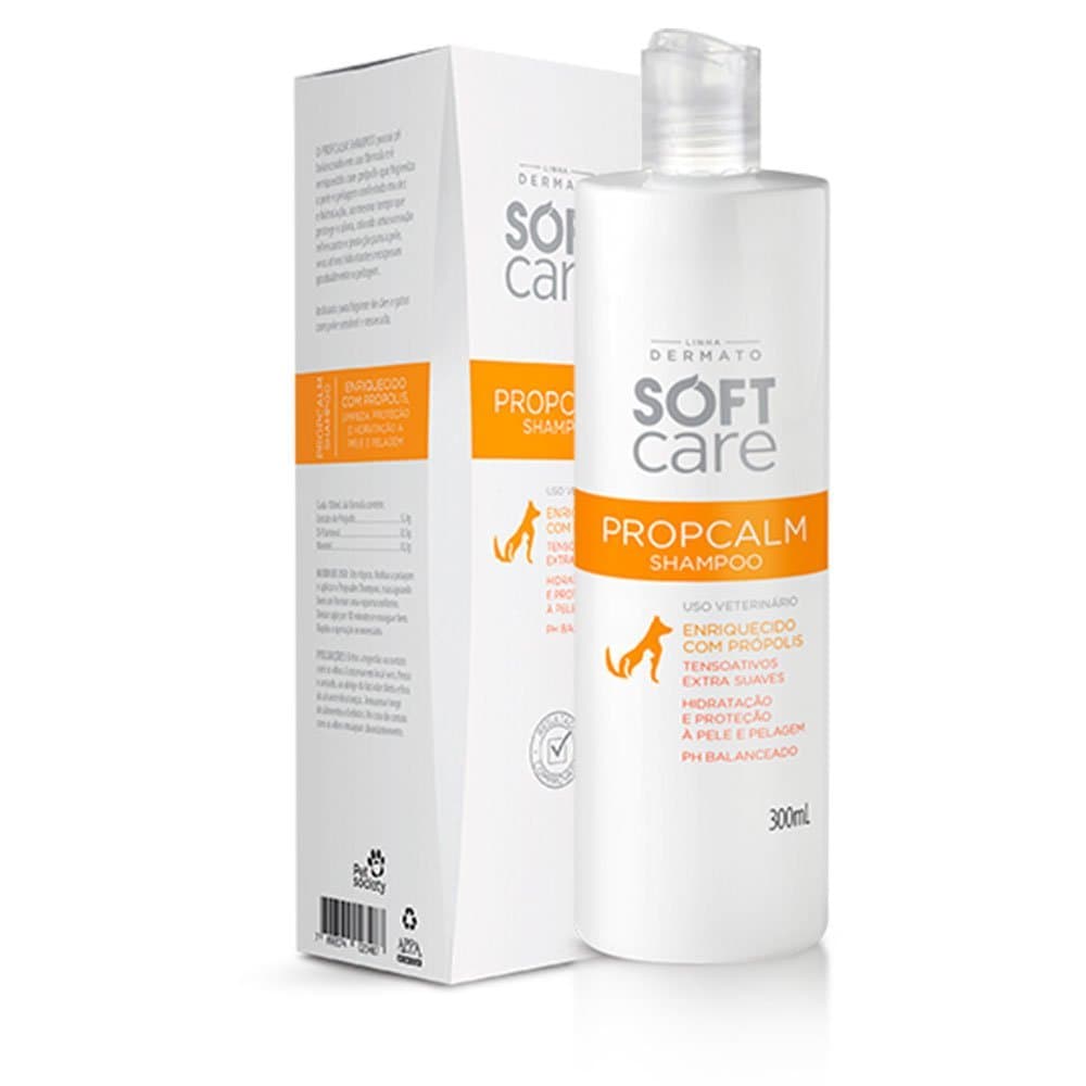 Shampoo Soft Care Propcalm 300 Ml Cães e Gatos