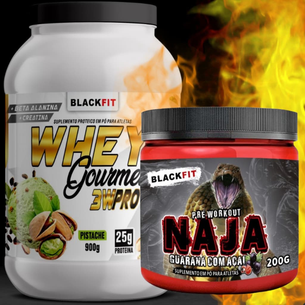 WHEY + PRÉ TREINO - MAXIMO DESENPENHO - ORIGINAL