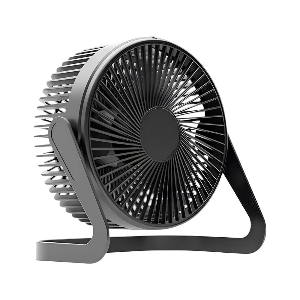 Mini Ventilador USB 5 Polegadas - 2 Velocidades e Baixo Ruído 36dB para Mesa