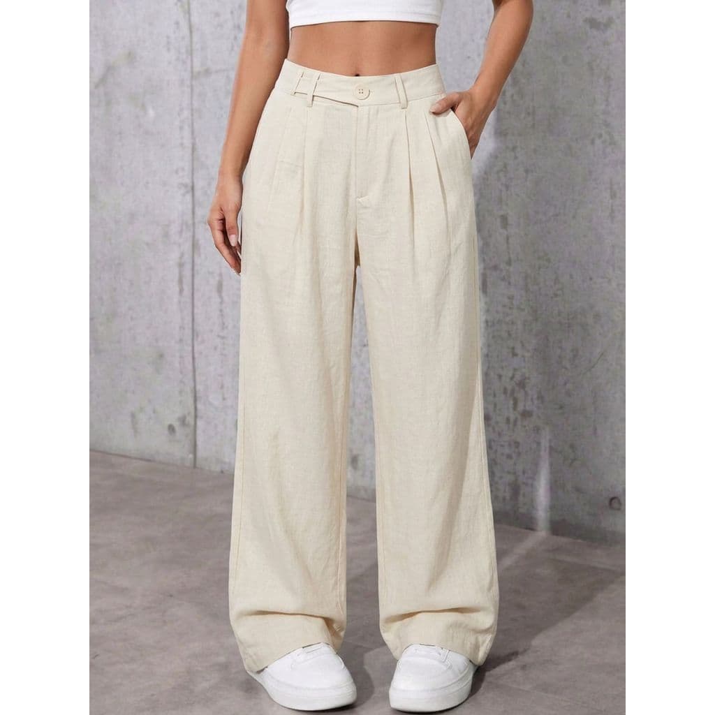 REF AS2079 CALÇA ALFAIATARIA COM BOLSOS E PREGAS NA FRENTE