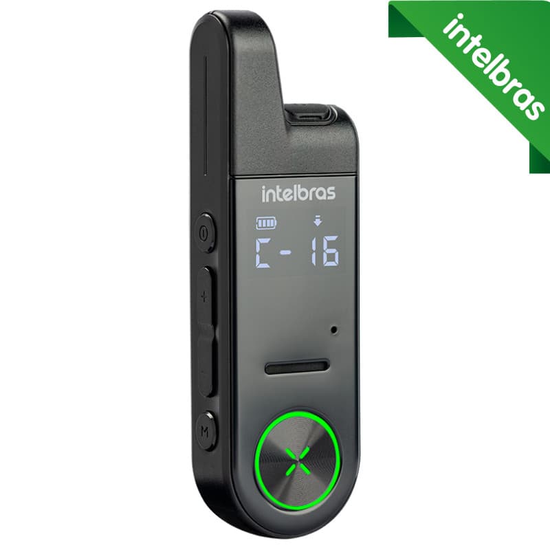 1x Rádio Comunicador INTELBRAS RC6 MINI - Walkie Talkie HT