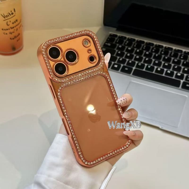 Capa Transparente Galvanizada De Alta Qualidade Para iPhone 17 Pro Max É Adequada 16 , 15 , 14 , 13