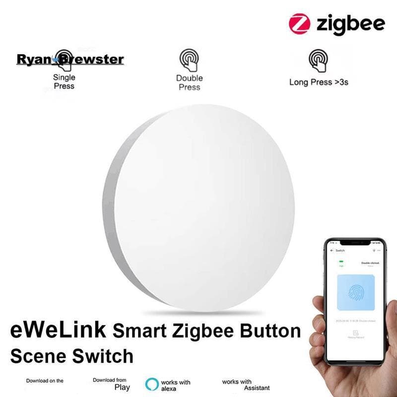 [Preferência R] Para Botão De Cena Sem Fio Zigbee 2MQTT E