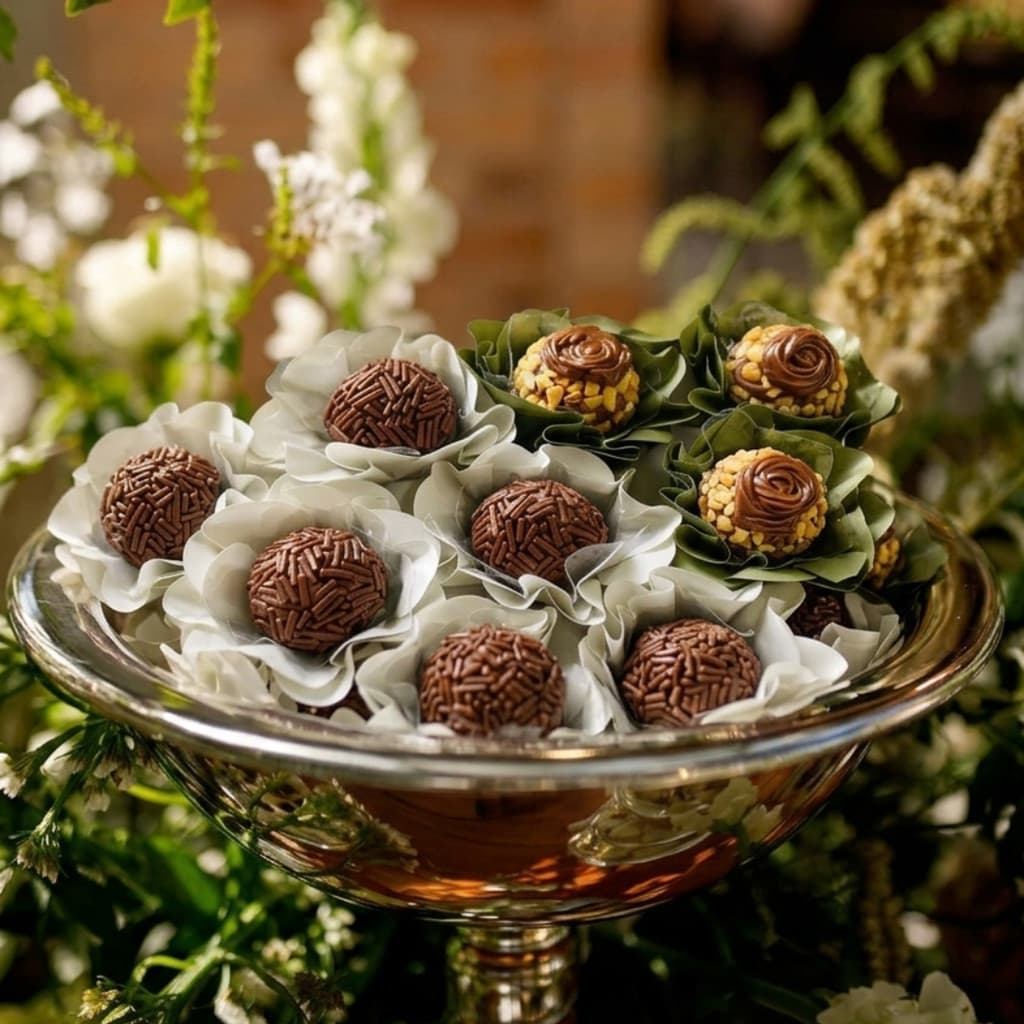 200 Forminhas de Doces Para Casamentos, Flor Luxo, para Casamentos Festas Aniversários Comemoração