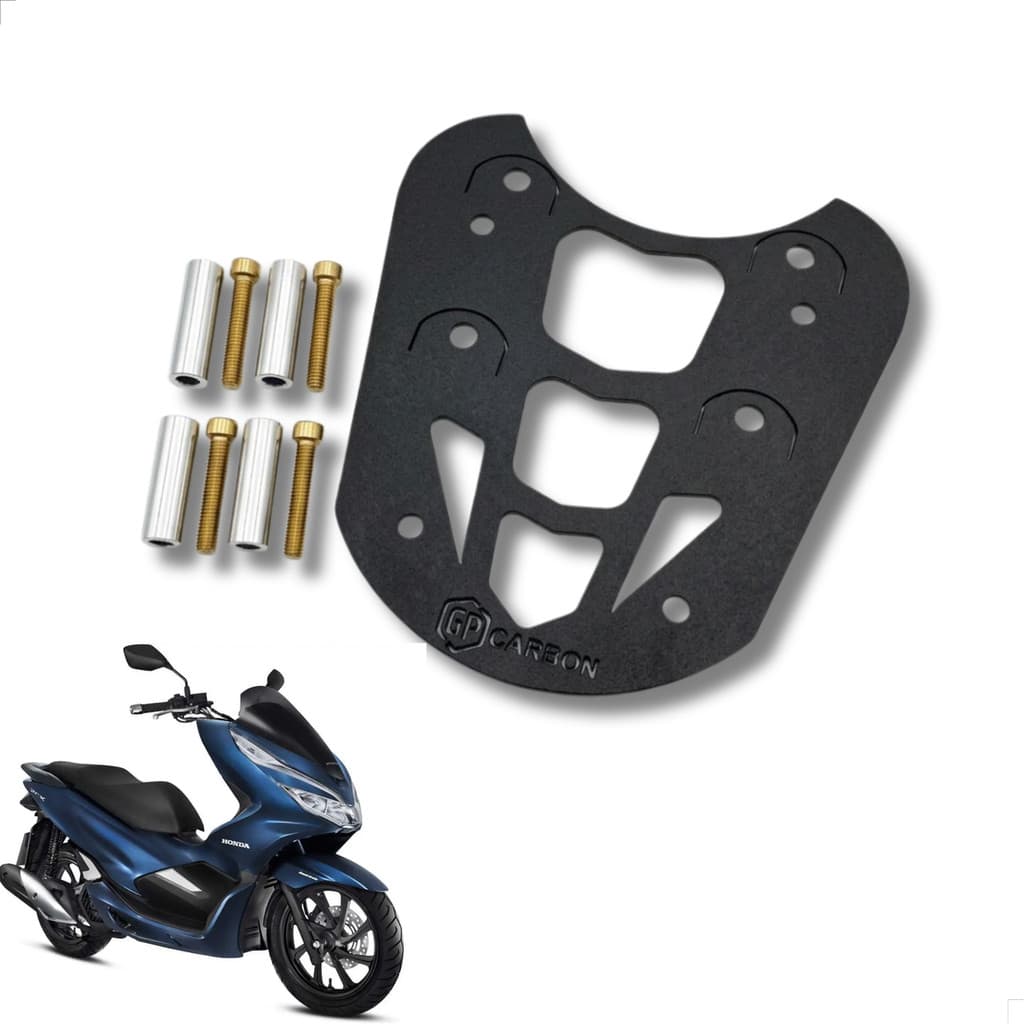 Bagageiro PCX 150 Preto 13 A 20 Com Kit Fixação Completo