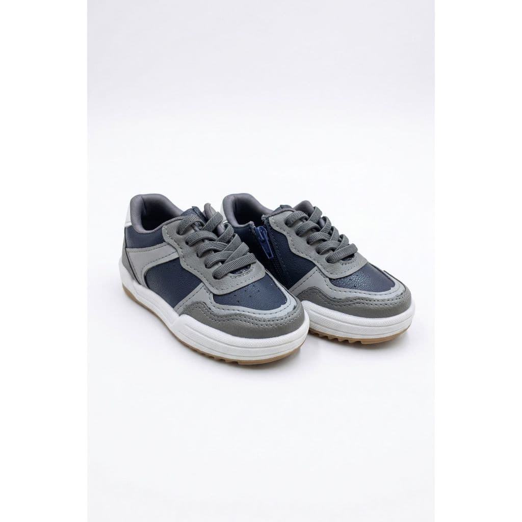 Tenis Menino Com Cadarço e Ziper Xua Xua