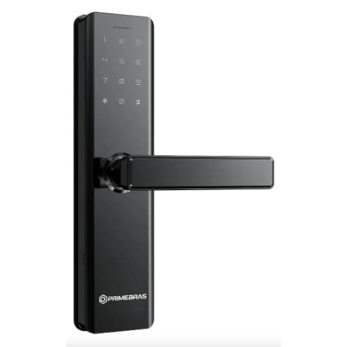 Fechadura Eletrônica Digital Senha Primebras Vienna Preto