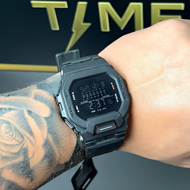 Relógio Masculino Digital Funcional Esportivo Militar  Shock Luminoso Cronometro