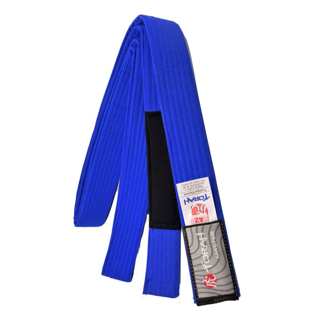 Faixa De Jiu Jitsu Azul royal Torah Master Adulto C/ Ponta