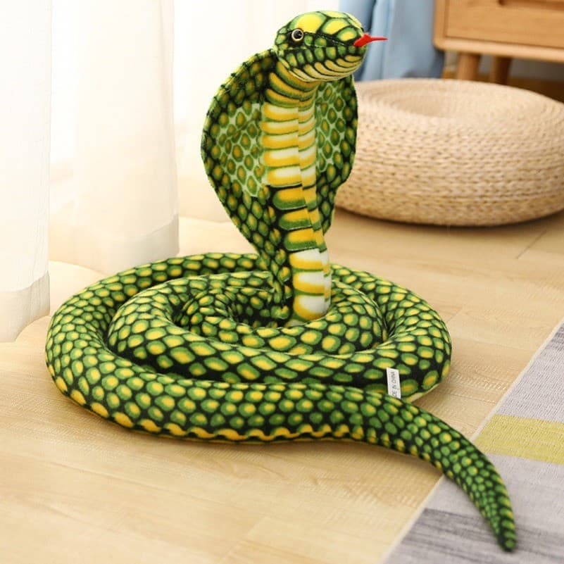 Super Macio Realista Cobra Brinquedo De Pelúcia Grande Longo Enrolado Python Boneca Falso Brincadeira Prop Do Zodíaco De