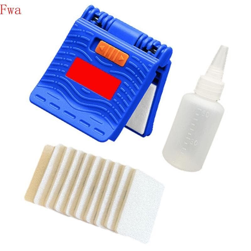 Clipe Limpeza Fibra Óptica Eficiência Fwa Dispensador Álcool E 10 Almofadas Reutilizáveis Para Profissio