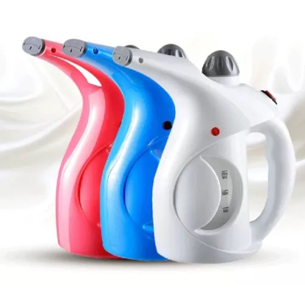 Vaporizador De Roupas Portátil Passar Roupa A Vapor Sem Tábua Vertical 110V Branco Rosa