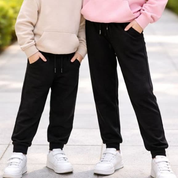 Kit Calça Infantil Ferminino Calça Escolar Calça Com Bolso Peluciado por dentro Calça Kids Feminino