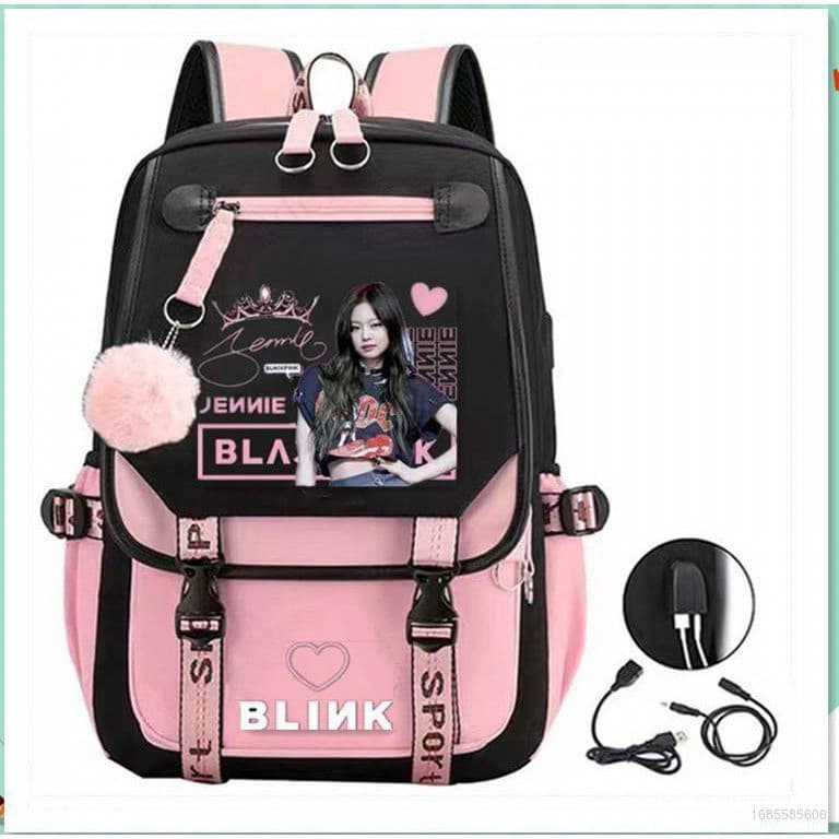 BLACKPINK GT2 moda homens mulheres mochila lazer tamanho grande sacos 5UZF