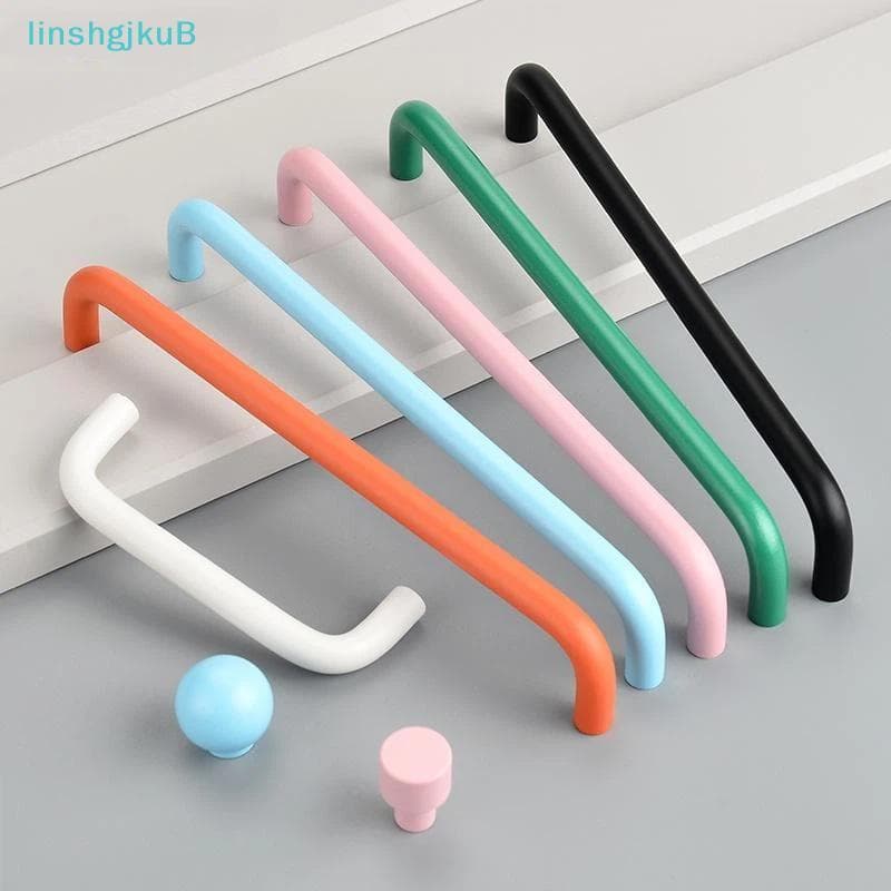 [lLinshgjkuB] Puxadores De Armário Simples Coloridos Guarda-Roupa Para Maçanetas De Gaveta De Quarto Infantil Hardware M