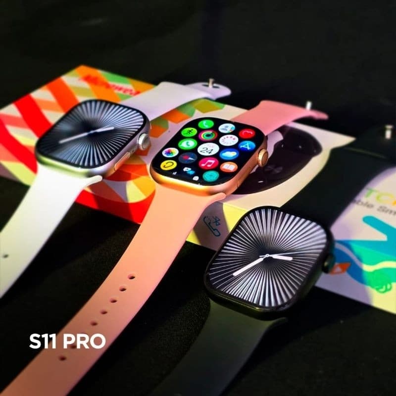 Relógio Inteligente Microwear S11 com Tela AMOLED HD 2.07