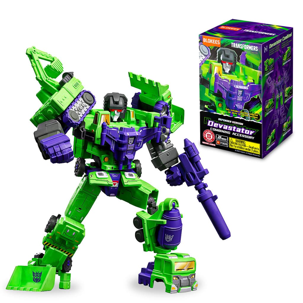 Boneco Blokees Transformers Devastator Combining Model Kit