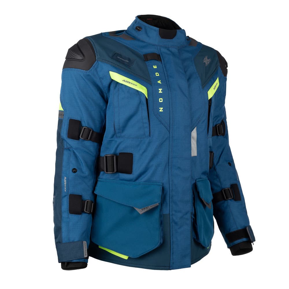 Jaqueta Feminina Texx Nomade Impermeável Motociclista Azul