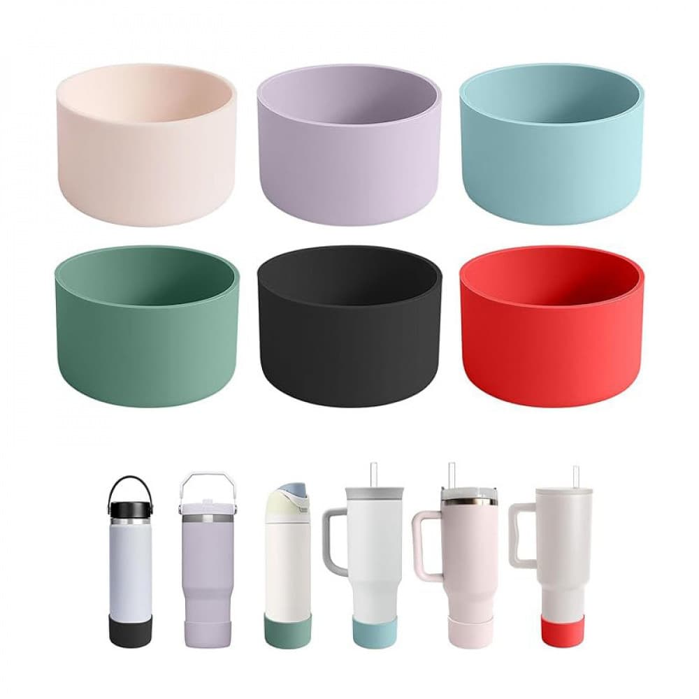 Capa antiderrapante do copo de silicone de 7,5 cm, adequada para copo isolante de 40oz.